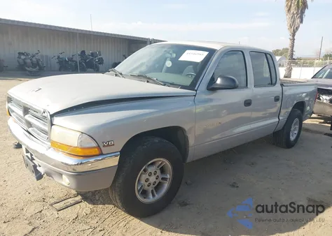 2000 Dodge Dakota Slt/Sport из США, поврежденный, VIN 1B7GL2AN6YS672348